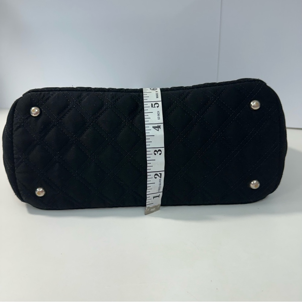 Vera Bradley Black Quilted Campus Back-pack Microfiber - Picture 13 of 14